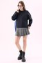 Crep Women's 3-Yarn Contrast Layer Detailed Soft Inside Oversize Sweatshirt - 8