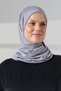 Women's Viscose Shawl Flexible Hijab Long Seasonal Gray - 5