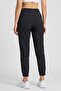 Women Regular Fit Training Track Pants, Black - 4