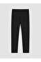 Black Elastic Waist Girl's Tights - 2