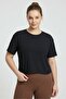Women Relaxed Fit Training Top, Black