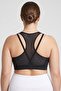 Women Lightly Padded Training Sports Bra, Black - 4