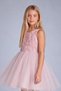 Girls' 3D Floral Detailed Tulle Evening Gown - Special Occasion and Birthday Dress - 4