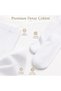 Wak Girls' White 40 Denier Cotton Opaque Pantyhose School Ballet and Special Occasion Socks - 6