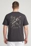 Men Sportswear Fit Short Sleeve Outdoor T-Shirt, Dark Grey - 4