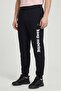 Men Regular Fit Running Sweatpants, Black - 3