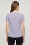 Women Sportswear Fit Short Sleeve Running T-Shirt, Purple - 4