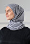 Women's Viscose Shawl Flexible Hijab Long Seasonal Gray - 7