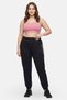 Women Sportswear Fit Outdoor Track Pants, Black - 2