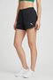 Women Regular Fit Brand Logo Training Shorts, Black - 3