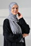 Women's Viscose Shawl Flexible Hijab Long Seasonal Gray - 2
