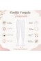 Wak Girls' White 40 Denier Cotton Opaque Pantyhose School Ballet and Special Occasion Socks - 3