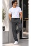 Smoked Men's Baggy Sweatpants Oversize Loose Fit Comfortable Fit Casual Sports Trousers - 2