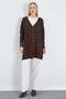 Jacquard V-Neck Buttoned Cardigan - 3