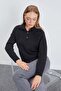 Half Button Polo Neck Knitwear Sweater - 2