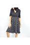 Women's Polka dot A-line Dress - 7