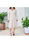 Women's Apricot Midi Dress