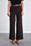 Arched Herringbone Palazzo Pants - 8