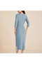 Women's Sky Blue Wrap Dress - 2