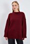 Basic Crew Neck Oversize Knitwear Sweater
