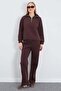 3 Thread Half Zipper Parachute Fabric Garnished Set with Stopper, 2 Piece Set - 6