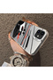 iPhone 12/12 Pro Compatible Stylish Racing Car Pattern Acrylic Back Panel Silicone Edge Shock Absorbing Case - 4