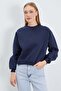 3 Yarn Basic Crew Neck Oversize Sweatshirt - 6