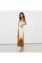 Women's Yellow A-line Short sleeve Dress - 6