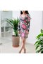 Women's Floral Long sleeve Dress - 4