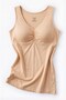 Women's 6-Piece Cotton Undershirt with Drawstring, Removable Pads, Breathable Fabric (3161-6) - 2