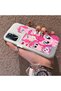 Oppo A55 4g Compatible Pinkie Pie Multiple Facial Expression Printed Hard Acrylic Back Soft Silicone Frame Case - 3