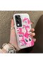 Vivo Y04 Compatible Pinkie Pie Multiple Face Expression Printed Hard Acrylic Back Soft Silicone Frame Case - 2