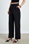 Stoned Waist Velcro Palazzo Trousers - 7