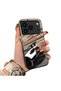 iPhone 17 Pro Compatible Stylish Racing Car Pattern Acrylic Back Panel Silicone Edge Shock Absorbing Case