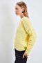 Crew Neck Knit Sweater with Bow Detail on the Back - 5
