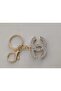 Gold Color Stone Stylish Keychain - 6