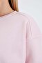 3 Yarn Basic Crew Neck Oversize Sweatshirt - 7