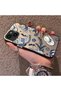 iPhone 13 Mini Compatible Hard Acrylic Back Silicone Edge Lens Protection Case - 3