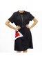 Women's Black Geometric pattern Dress