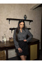 Anthracite double crop jacket - 6