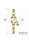 Women's Wristwatch with Charms - 2