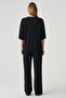 Relaxed Fit Pants and Blouse Set - 2