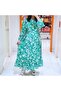 Women's Floral Maxi Dress - 3