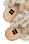 Leopard Plush Women's House Slippers White 37/41 - 3