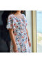 Women's White Floral Dress - 5