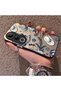 Vivo V50 Lite 4G/5G Compatible Hard Acrylic Back Silicone Edge Lens Protection Case - 3