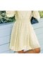Women's Apricot Floral Dress - 3