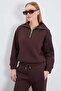 3 Thread Half Zipper Parachute Fabric Garnished Set with Stopper, 2 Piece Set - 4