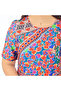 Women's Red Floral Dress - 3