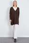 Jacquard V-Neck Buttoned Cardigan - 4